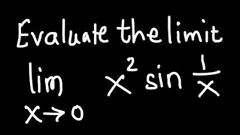 Calc I: Limit evaluation using squeeze theorem (example 13/15)