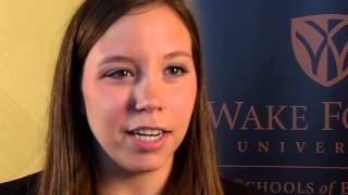 Chelsea France discusses why she chose the Wake Forest MSA program