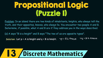 Propositional Logic − Puzzle 1