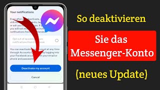 So deaktivieren Sie das Messenger-Konto (Neues Update 2023) |  Messenger-Konto deaktivieren