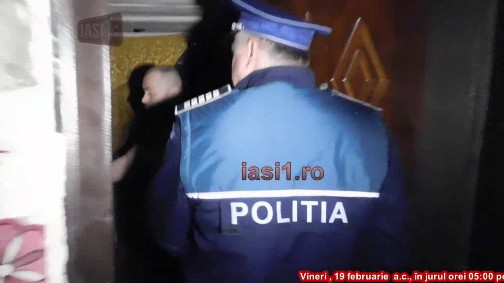 Politia TF Iasi a descins in ghetoul din fosta Halta CUG