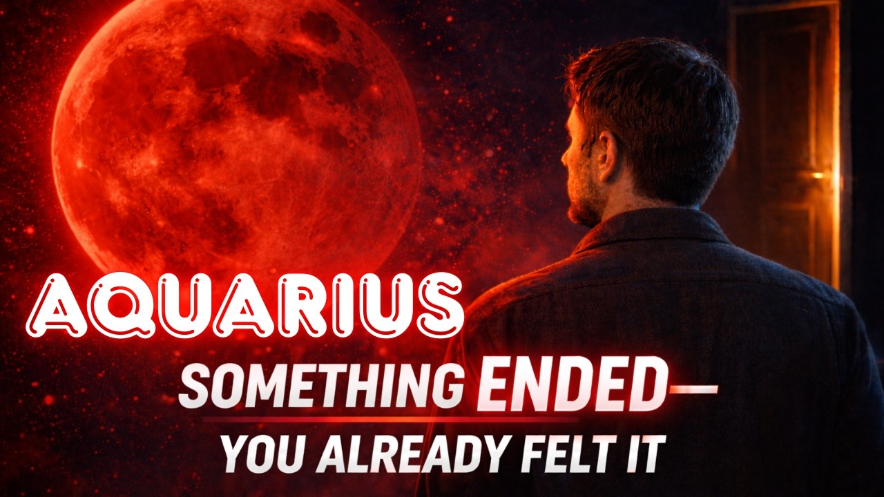 AQUARIUS — The Blood Moon Has Arrived… And Something Just Ended