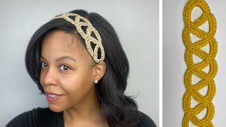 Get Crafty With The Wandering Headband Crochet Tutorial! Spring/ Summer Pattern
