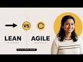 Lean vs Agile — most people think they're the same. They're not. 👀