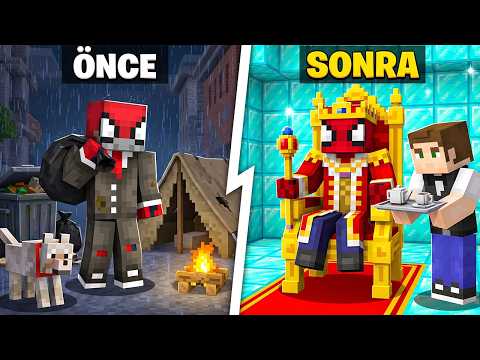 ÖNCE Köleydim SONRA Kral Oldum (Minecraft)