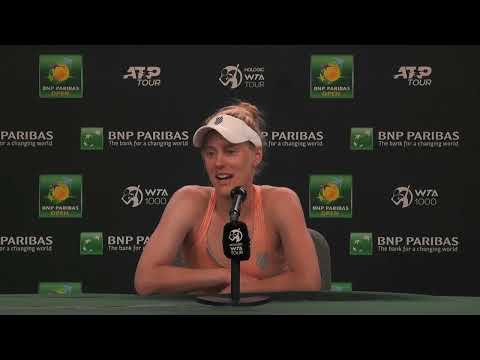 Alison Riske Press Conference Following 2nd Round Win 2022 BNP Paribas Open
