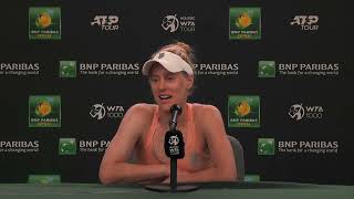 Alison Riske Press Conference Following 2nd Round Win 2022 BNP Paribas Open Net Worth
