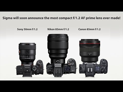 Surprise: Sigma will soon announce a new "compact" Full Frame autofocus f/1.2 prime lens!