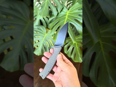 WE Knife Co Balaenoptera Recurve M390 Logo Milled Bronze Handle Titanium Frame lock  folder