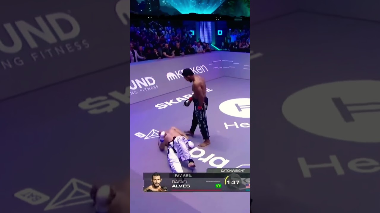 💀RAFAEL ALVES FLATLINED JAMES VICK💀@UFCFIGHTPASS