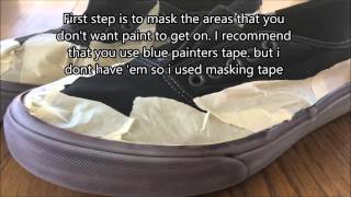 How to paint Vans Mid sole (Unboxing Angelus paint) #angelusdirect