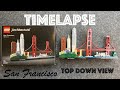 Lego Architecture San Francisco 21043 Build Top Down View 4K