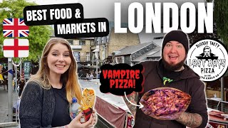 We ate the BEST FOOD in LONDON   STREET FOOD at Borough Market & Camden Market