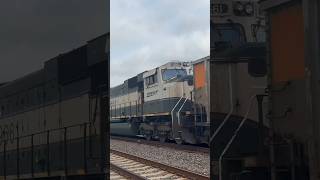 BNSF Executive Mac Trailing At The Back Of A Coal Train In Heidenheimer Tx!! #train #bnsf #railroad