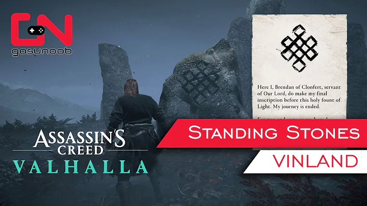 AC Valhalla Vinland Standing Stones Brendan of Clonfert Mystery Puzzle Solution