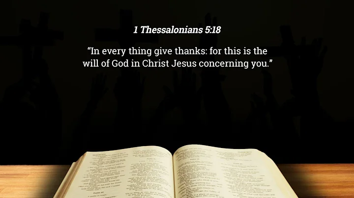 1Thessalonians 5:18 KJV bible verse