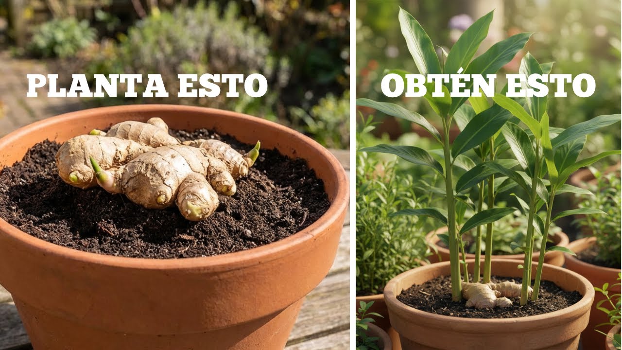 Cómo Plantar Jengibre en Macetas y Lograr una Gran Cosecha en Casa 🌱