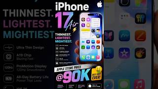 Apple iPhone 17 Air ⚡ Offline store pricing #iphone #iphone17air #techpokeshorts