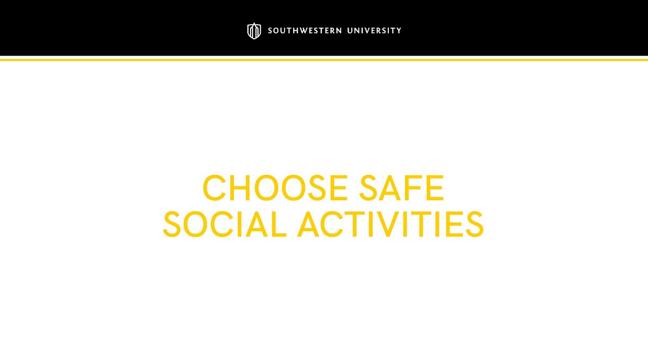 Tips for Physical Distancing: Choose Safe Social Activities