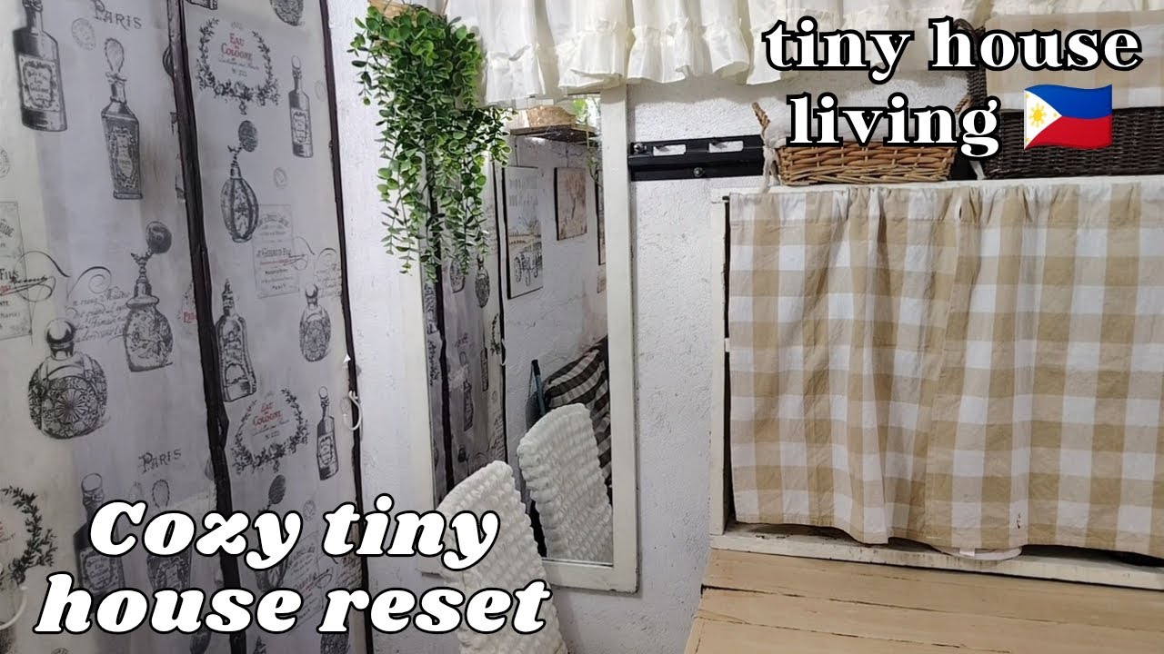 Cozy homemaking in our tiny house //tiny house reset 