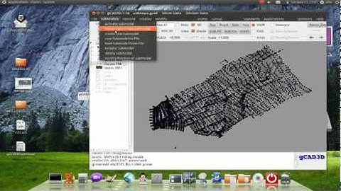 gCAD3D V1.54 freeware Ubuntu/Linux CAD application