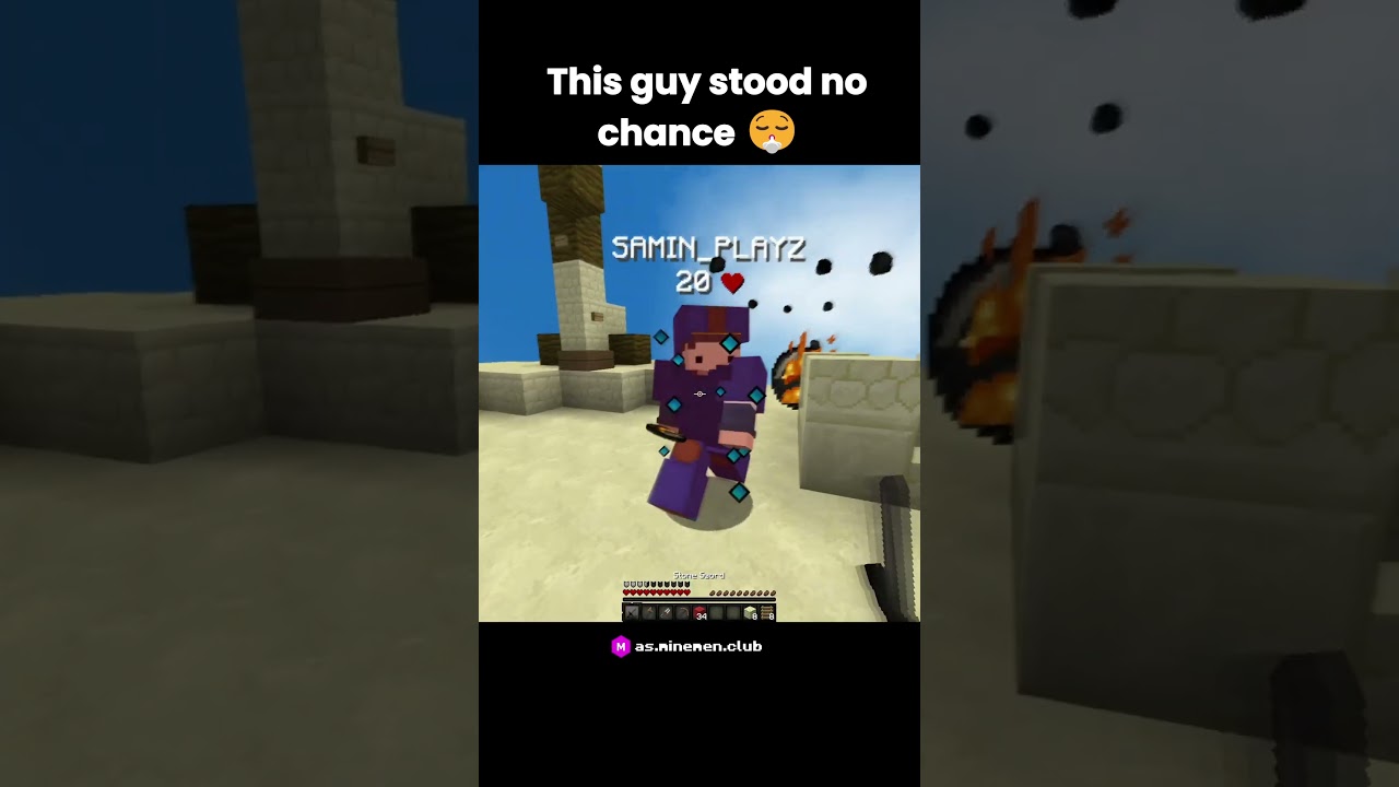 Minecraft PvP Moment