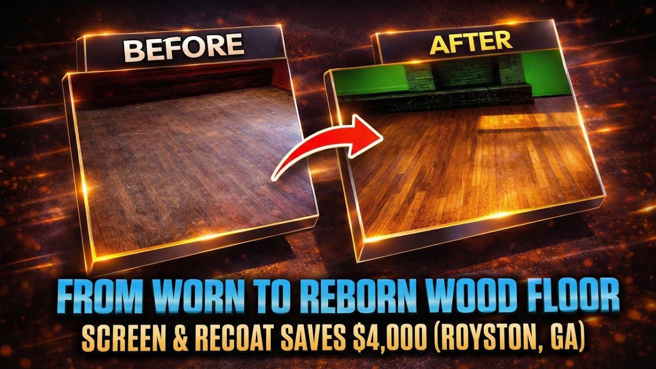 Преображение изношенного дерева | Покрытие и перекраска деревянного пола позволяют сэкономить 400...