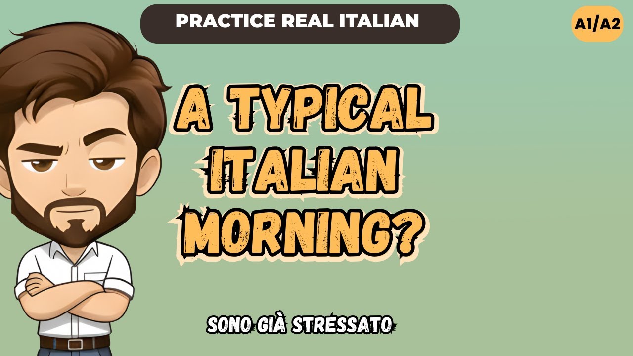 Morning In Italian A Typical Morning in Italy with Dario | Slow Italian Listening Practice ...