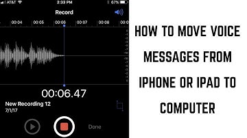How to Move Voice Memos from iPhone or iPad to Computer
