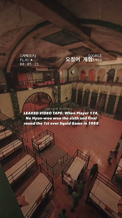 Squid games, The First squid real game took place in 1988 with 33 players place Building in Seoul