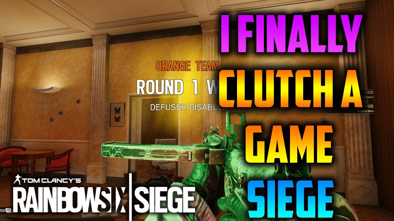 "I FINALLY CLUTCH IT!" - Rainbow Six Siege Funny Moments - YouTube