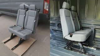2023 Ford Transit Rear Seat Installation  福特全顺房车改装  后排座椅安装