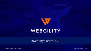 Webgility Product Feature: Inventory Control 101