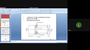 Vortex tube refrigerartion#ME405RAC#KTURAC#Refrigerationa nd airconditioning#module2#malayalam