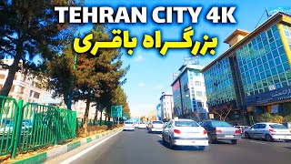 Tehran City 4K, Baqeri Highway, Driving Tour in Winter 2021, Iran 4K60 | ایران تهران بزرگراه باقری