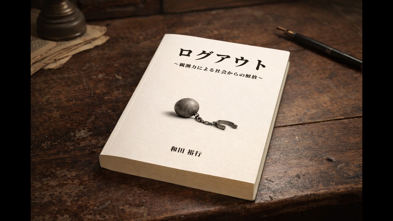 新刊『ログアウト ── 観測力による社会からの解放』出版記念ライブ配信