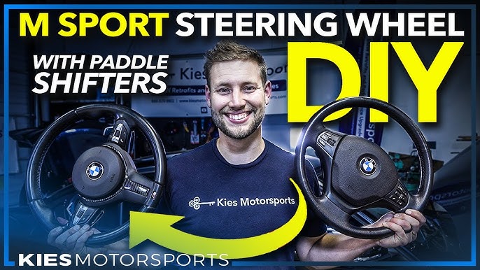 BMW Flat-Bottom Carbon Fiber Steering Wheel Install! E90 E92 