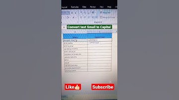 Excel Shortcut for Upper Case.#shorts #shortvideo #excel #Analytics