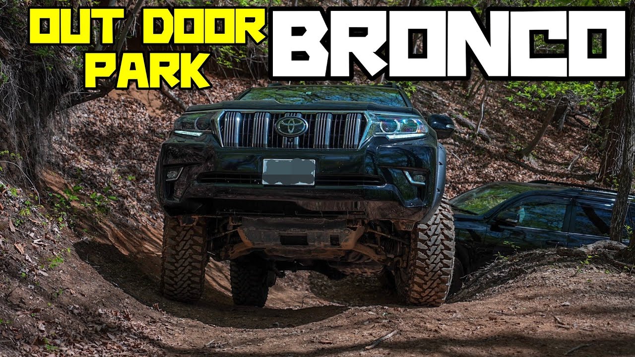 ブロンコを遊びつくせ！！プラド4台でオフロード走行！！