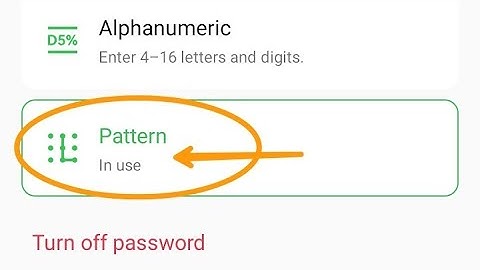 oppo A96 changed pattern lock, how to change pattern lock oppo a96 phone