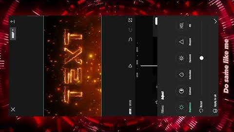 How to make Intro in Android | K.G.F Title text tutorial | K.G.F Text Intro | iTZ TUTORIAL