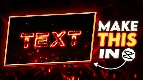 How to make Intro in Android | K.G.F Title text tutorial | K.G.F Text Intro | iTZ TUTORIAL