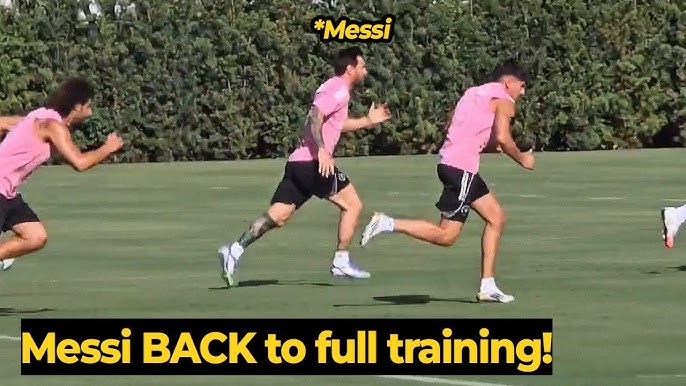 YES! MESSI IS BACK to full training with the group READY ahead LA Galaxy match | Football News Today