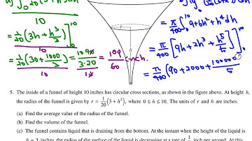 AP Calculus AB FRQ 2016 #5