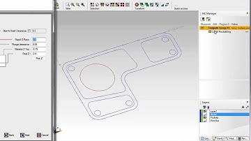 CAD CAM Software Tutorial 25 OneCNCXR5 Mill Series