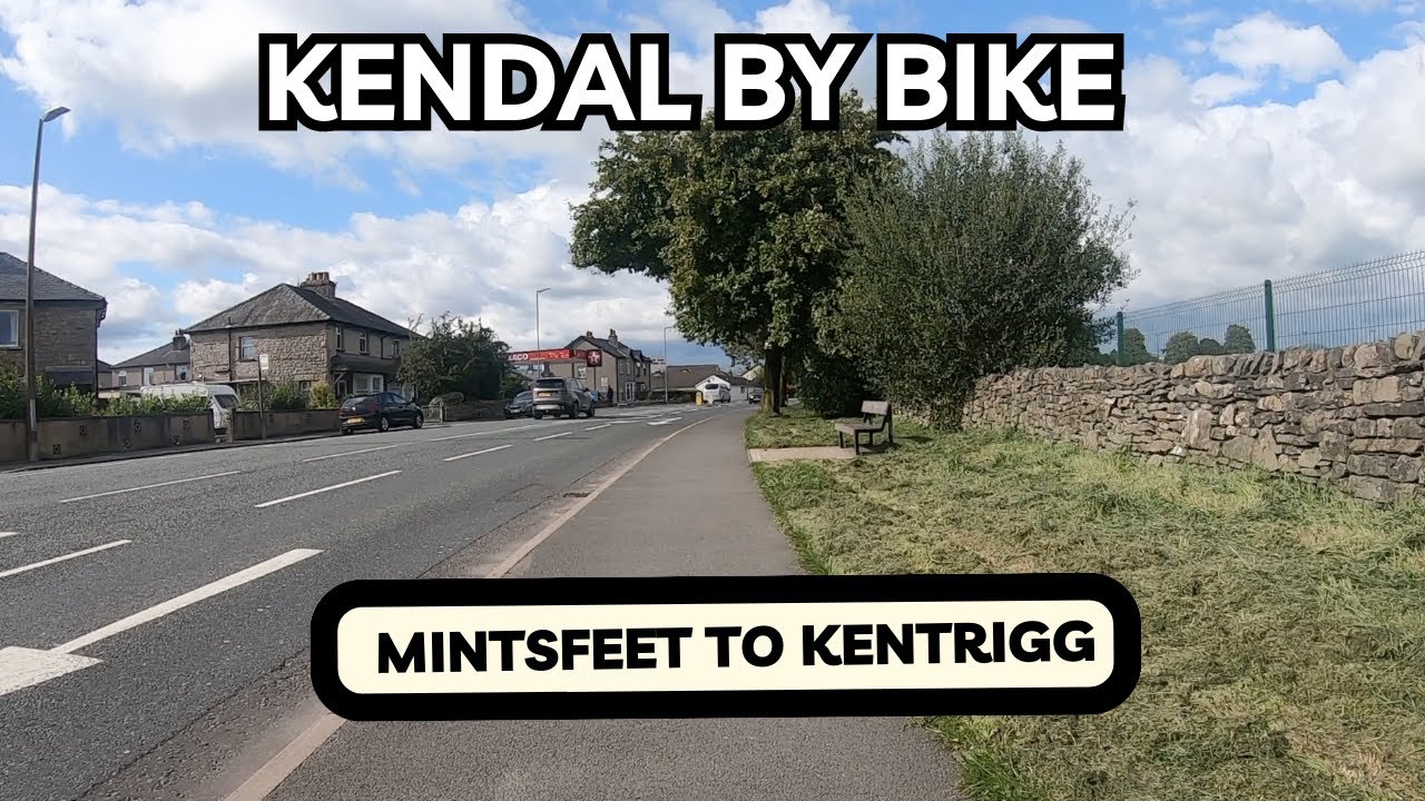Kendal Cycle Across Dockray Footbridge  - Slow Travel