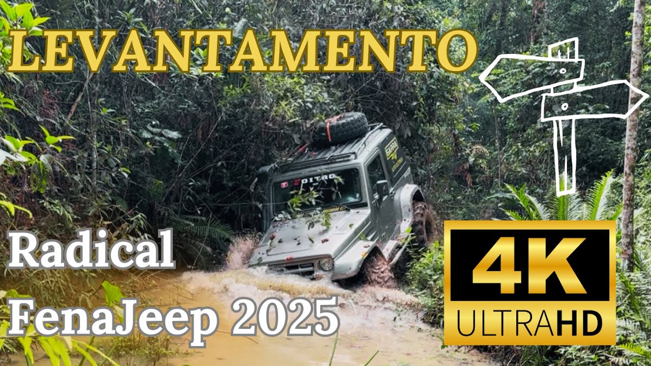 Levantamento da Trilha Radical FenaJeep 2025!