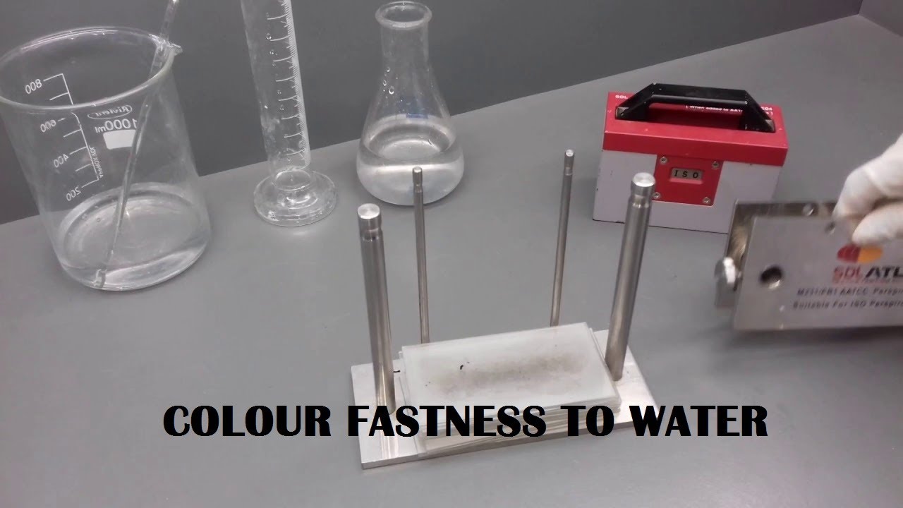 Colour Fastness To Water Test Iso 105-E01