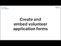 How to create and embed volunteer applications forms with Zoho Writer
