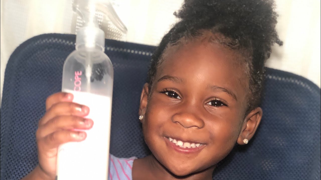 Wash Day and Style using Kaleidoscope Hair Products Kid’s Hairstyle Type 4 Hair ShekaJ